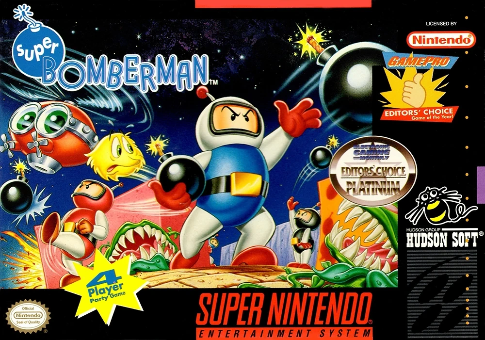 Capa de Super Bomberman